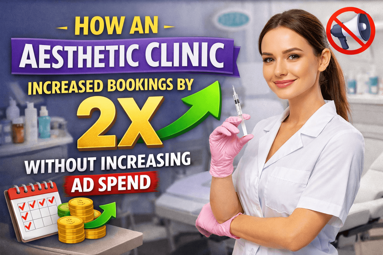 How an Aesthetic Clinic Increased Bookings by 2X Without Increasing Ad Spend