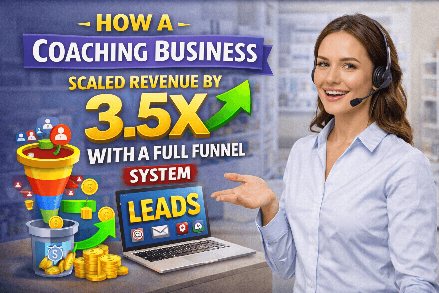 How a Coaching Business Increased Revenue by 3.5X by Turning Content into a Scalable Sales Funnel